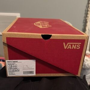 Vans White Sk8-Hi Tapered Box